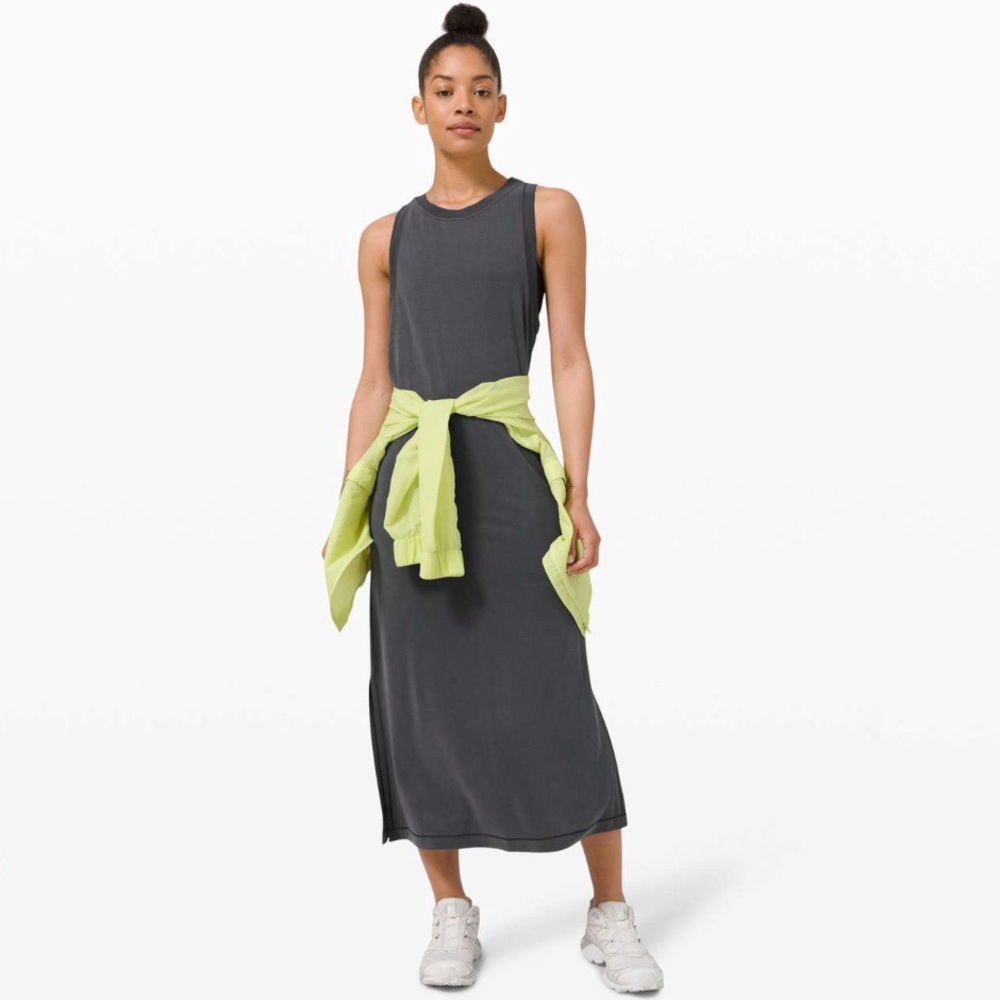 Lululemon | Ease of it All Midi Dress In Graphite Grey Size 2